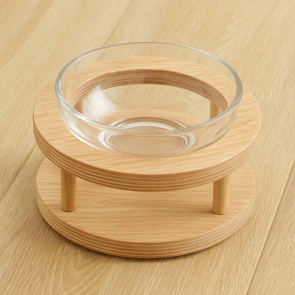 Gamelle en verre pour chat - Prestige Nature