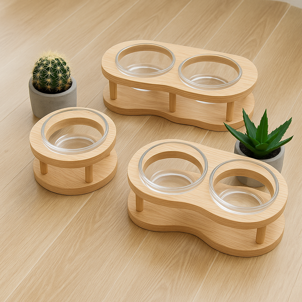 Gamelle en verre pour chat - Prestige Nature