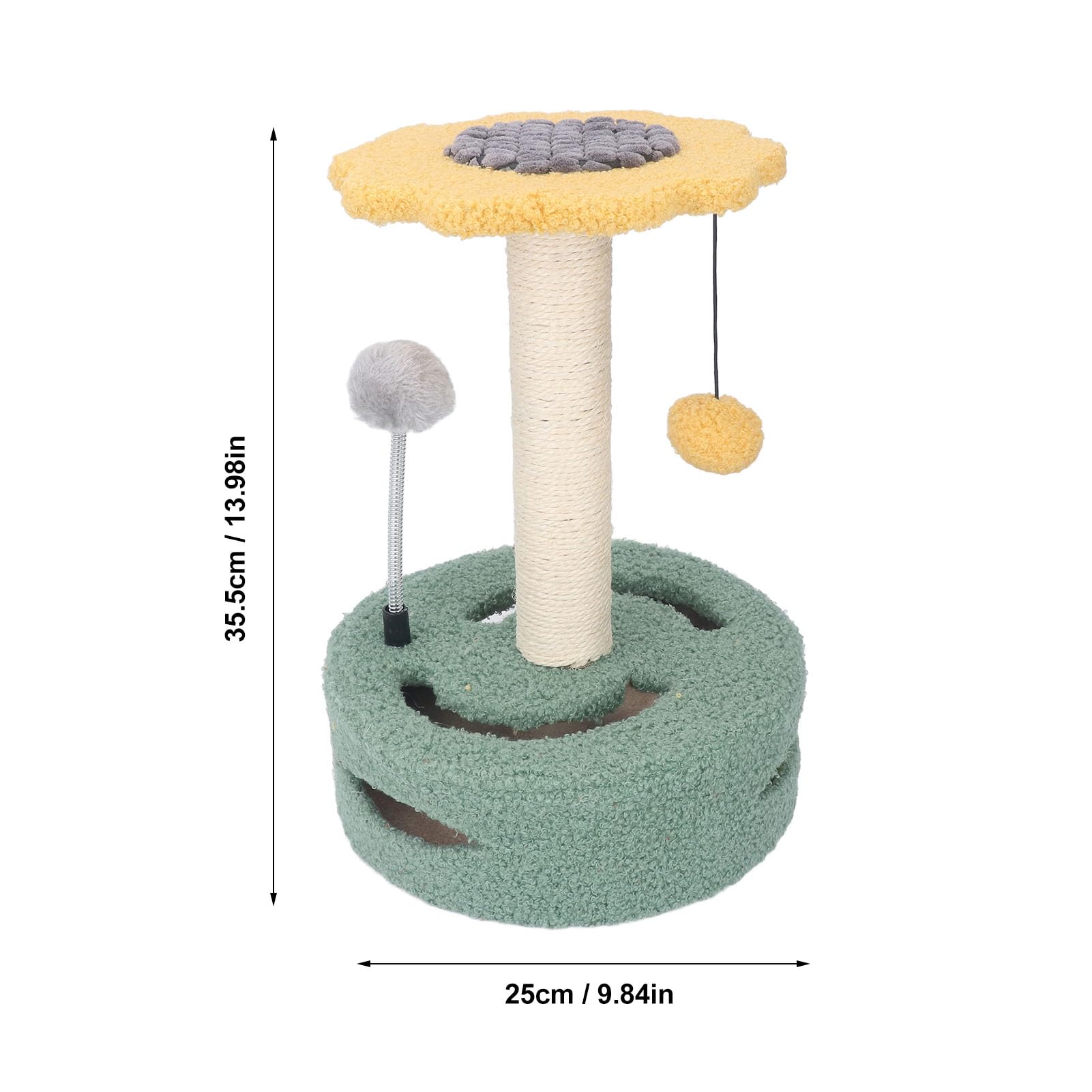 arbre à chat en forme de fleur