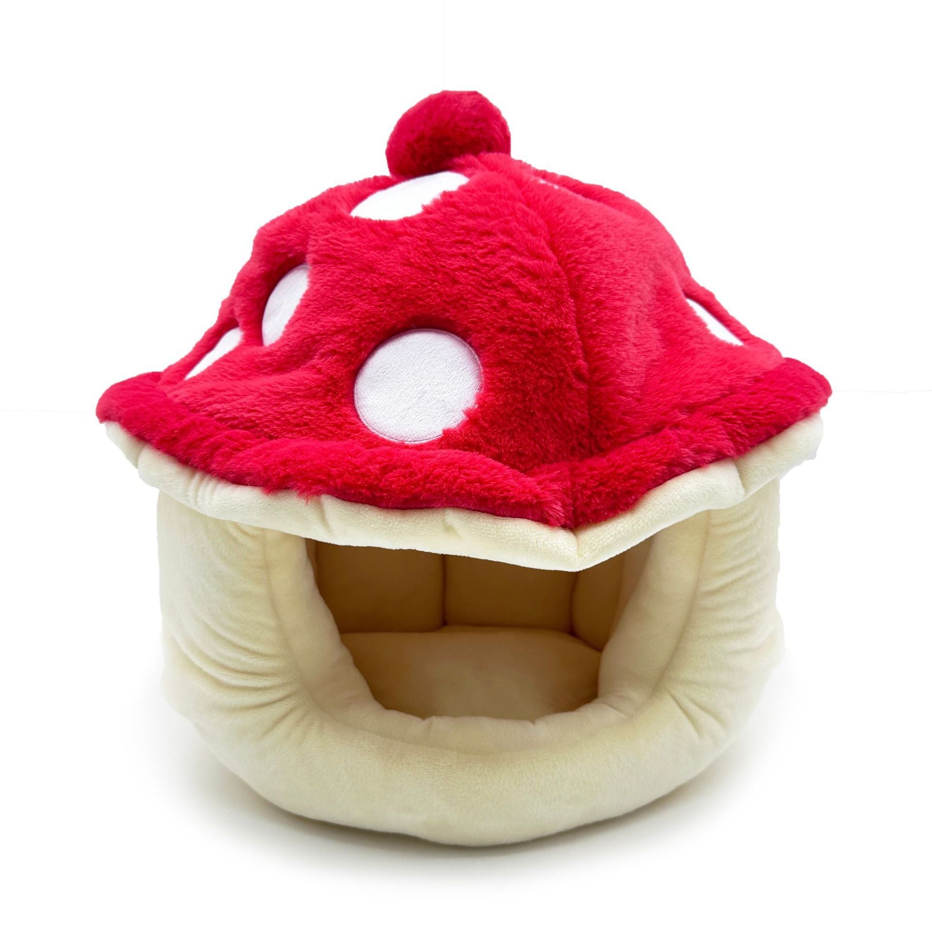 Maison champignon douillette pour chat – Lit cocooning original